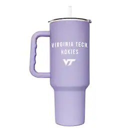 Logo Brands - Virginia Tech Hokies 40oz. Lavender Soft Touch Tumbler - Multicolor
