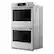 Left. KitchenAid - 30-inch Smart Built-In Electric Double Wall Oven with Assisted Cooking Modes - PrintShield Stainless.