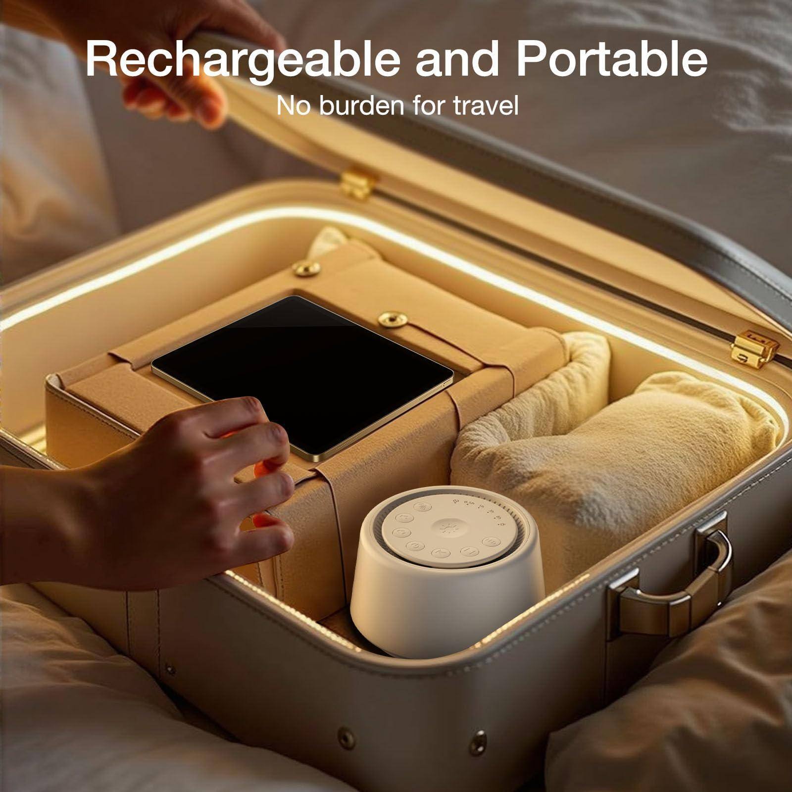 Rechargeable and Portable  
No burden for travel