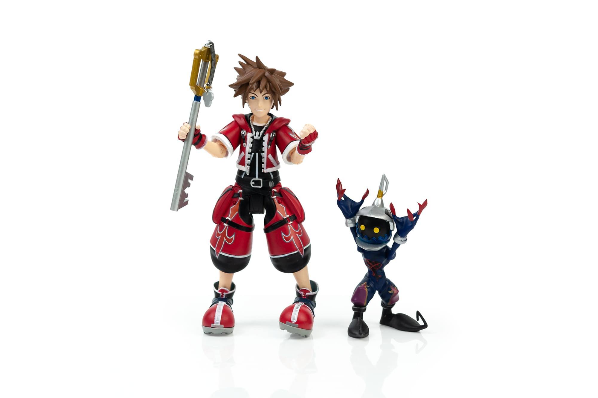 Alt View 1. Diamond Comic - Kingdom Hearts Valor Form Sora & Soldier Exclusive Action Figure - 2-Pack - Red.