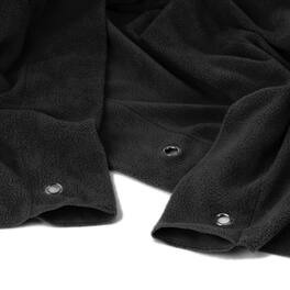 Glow - Wrinkle-Resistant Fleece Background (Black, 9 x 10')
