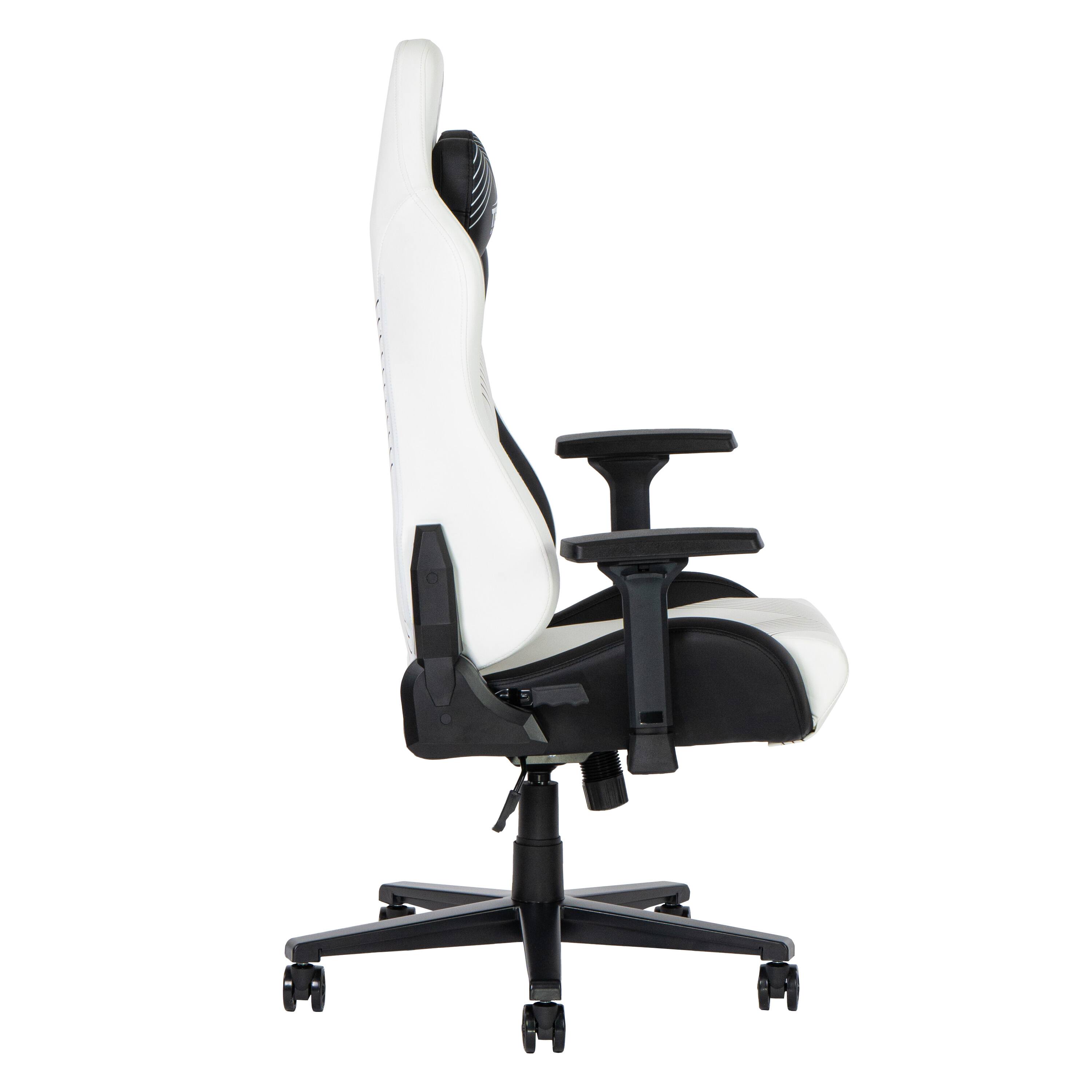 Alt View 3. Forest'nSky - Sport Comfort Edge White Gaming Chair, Ergonomic High-Back Racing Style PC Seat - White.