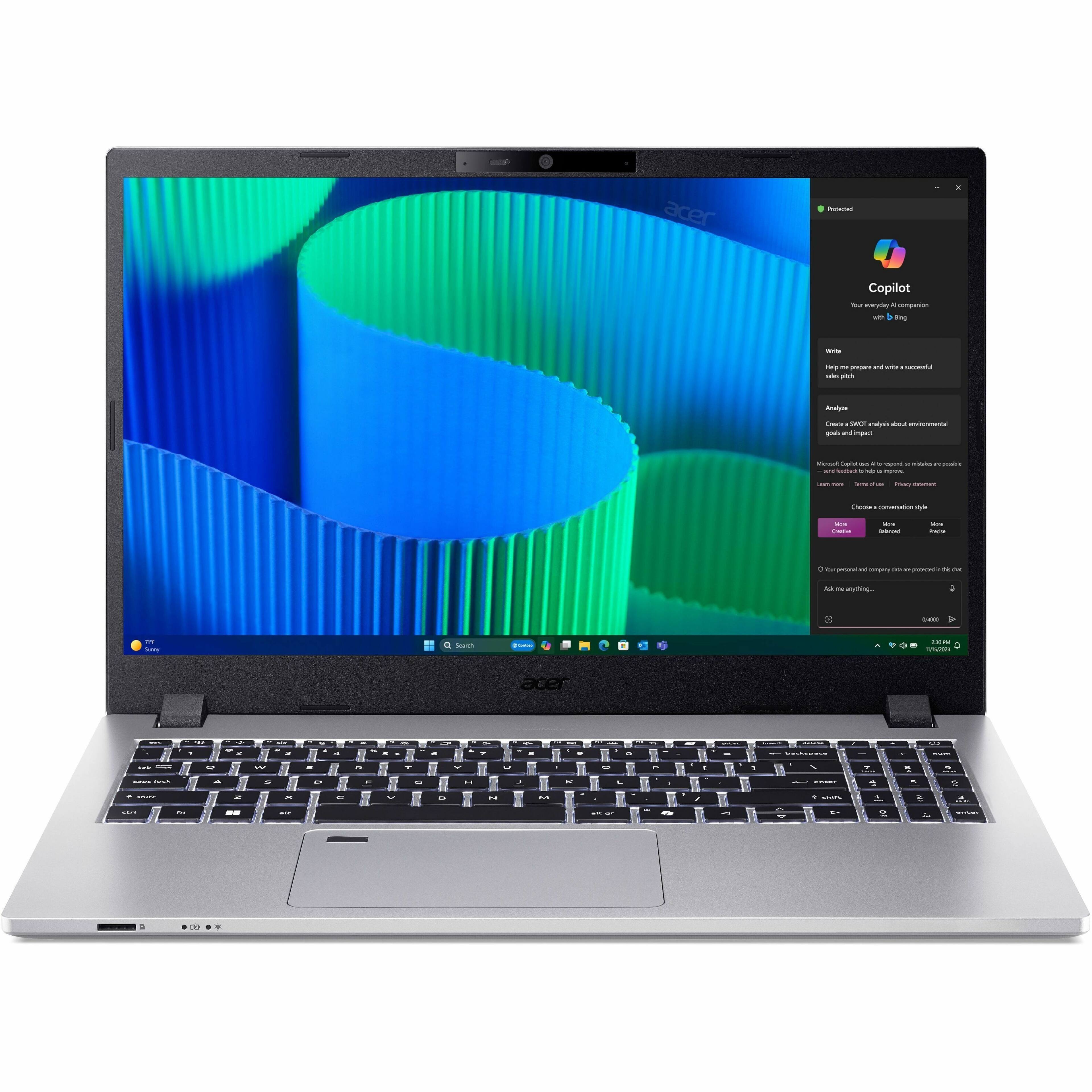 その他ノートPC本体 Acer TravelMate P259-G2-M 15.6 Acer TravelMate P259-G2-M 15.6´´ i5-7200U/8GB/1TB Laptop| Techinn