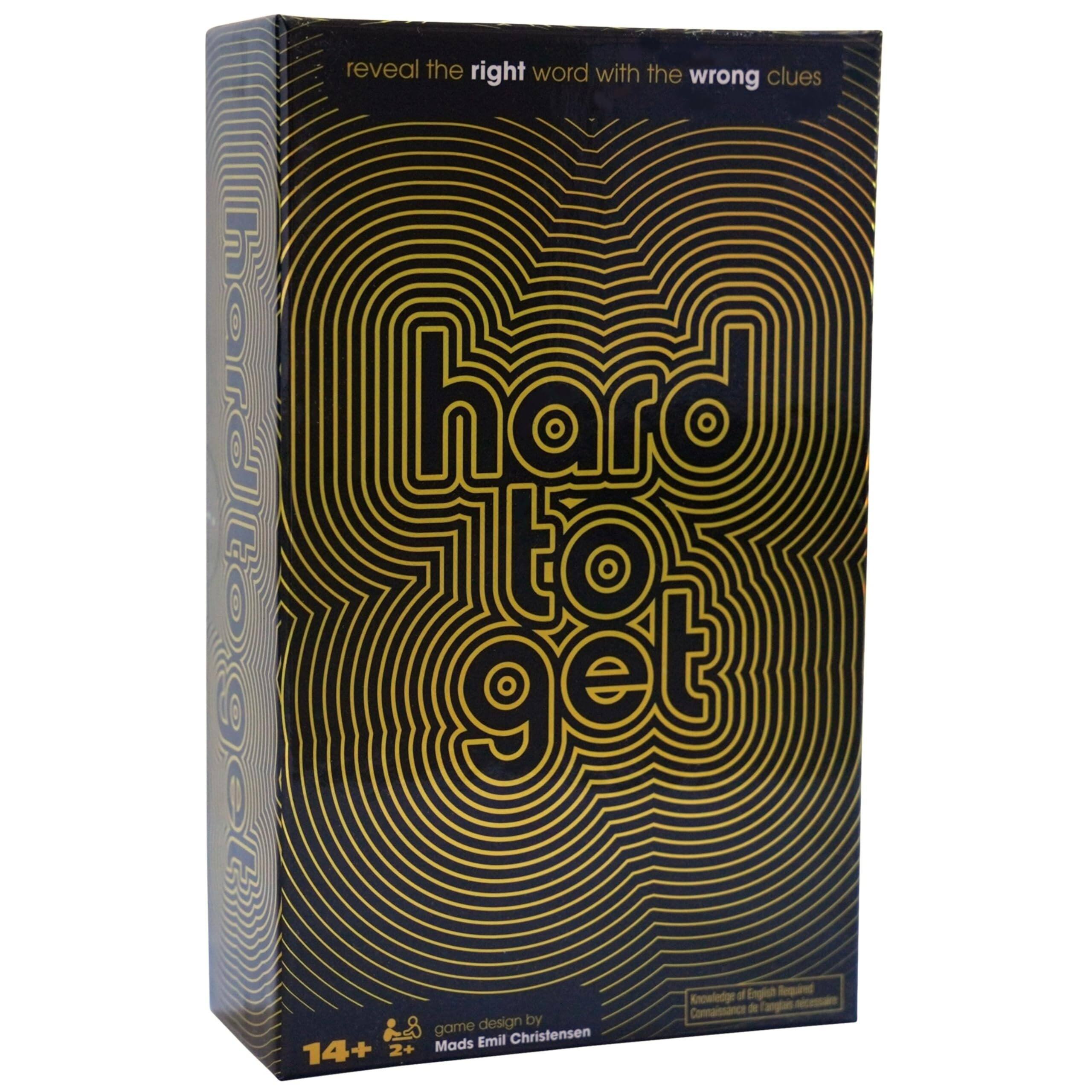 Reveal the right word with the wrong clues

Hard to Get

Game design by Mads Emil Christensen

14+ 2+ players

Knowledge of English required