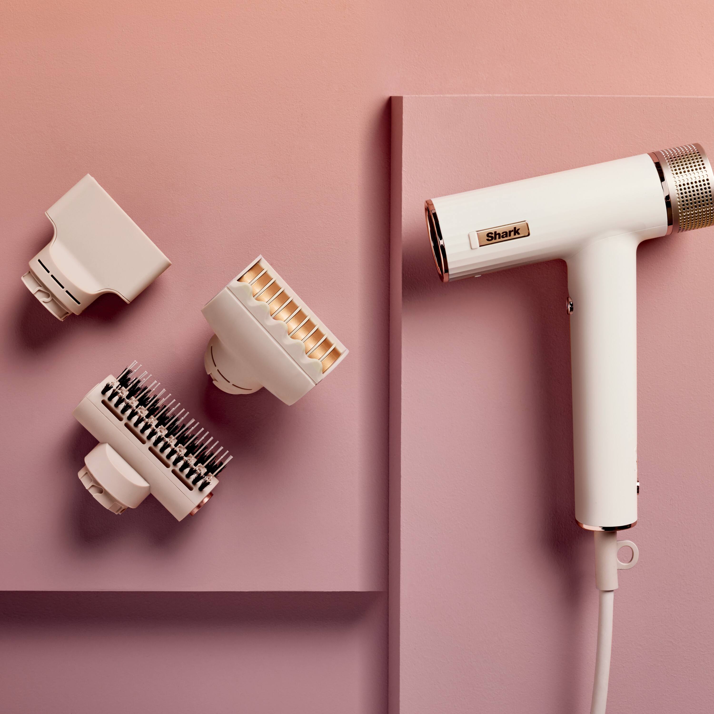 Alt View 4. Shark - Shark SpeedStyle For Straight & Wavy Hair - White.