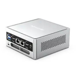 Minisforum - NAB9S Mini PC, 32GB RAM & 1TB SSD, Intel Core i9-13900HK (14C/20T, 5.4GHz), Intel Graphics, Dual DDR4 SO-DIMM up to 32GB - Silver