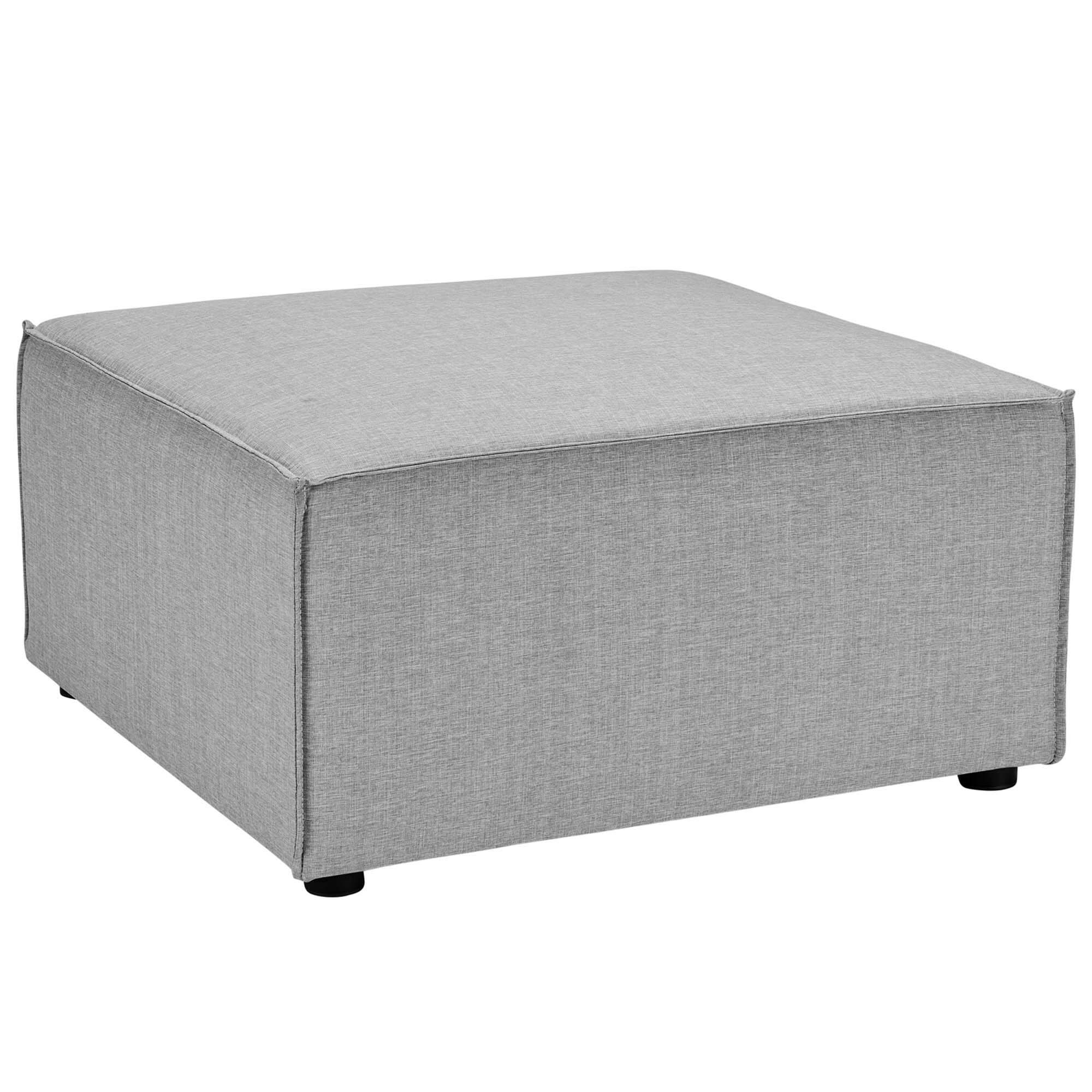 Alt View 1. Modway - Saybrook 6-Piece Outdoor Patio Upholstered Sectional Sofa by Modway - Gray.