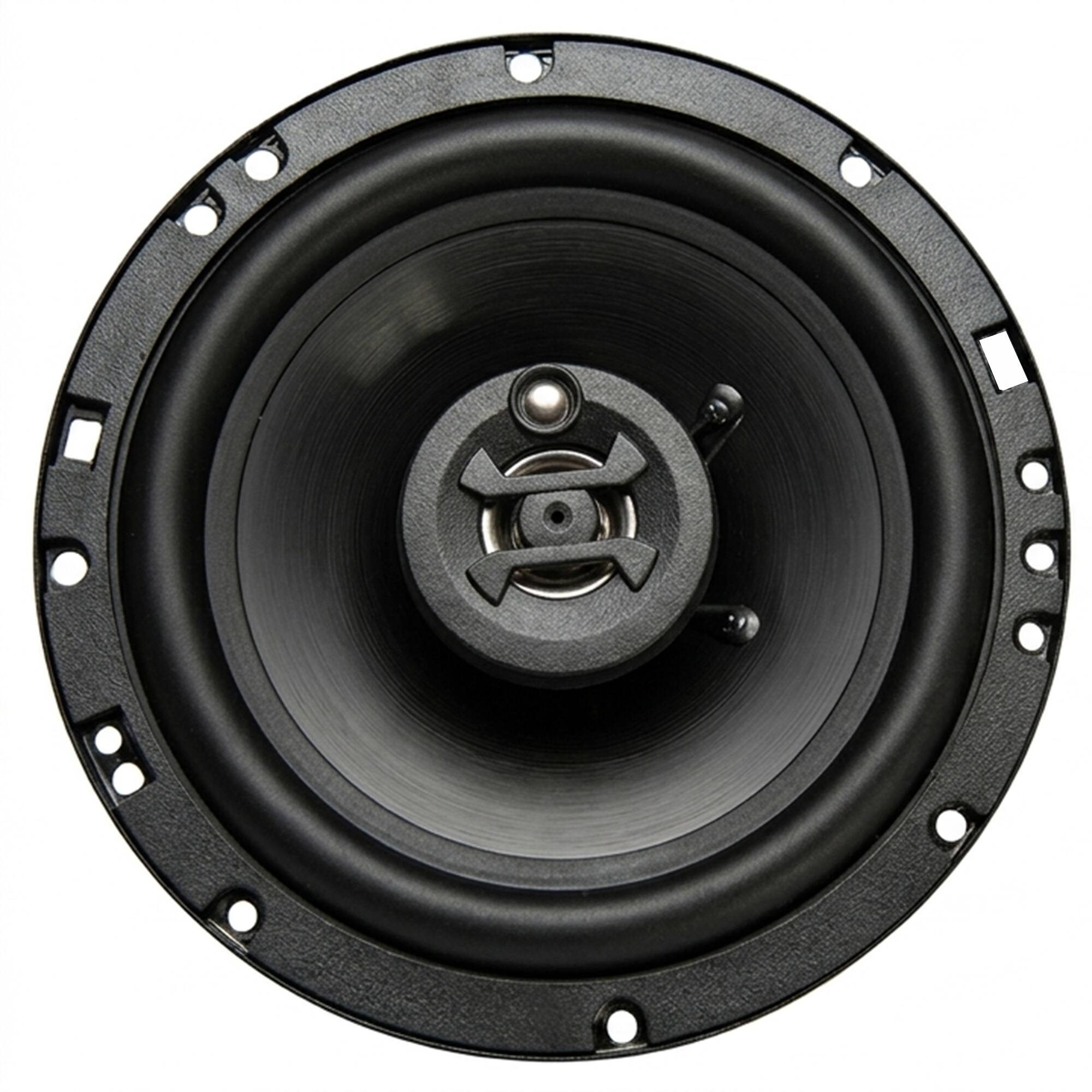 Alt View 3. Hifonics - Hifonics Zeus ZS653 6.5 Inch 3 Way 300 Watt Car Audio Coaxial Speakers, 2 Pairs - Black.