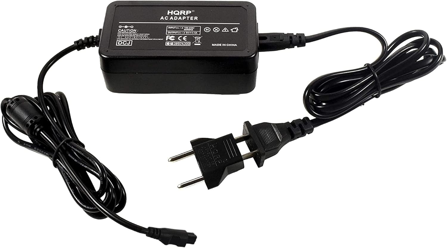 HQRP AC ADAPTER G CAUTION DCJ INPUTEN - - OUTPUTIS WARSA SA FC CE 4 892A300 389 H X MADE IN CHINA AWM SHN ADO2