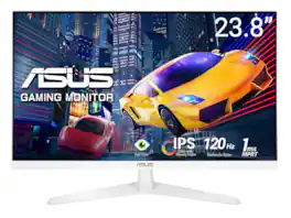 ASUS - 24" 1080P IPS 120Hz Monitor VY249HGR-W, Flicker-Free, Low Blue Light, Adaptive Sync, 1ms MPRT, HDMI/VGA - White