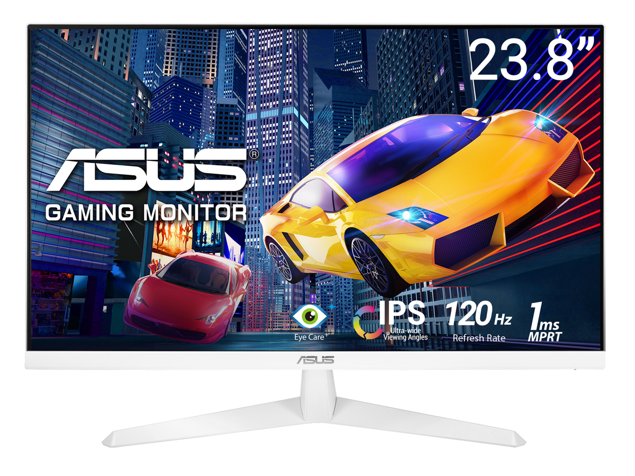 23.8"  
ASUS GAMING MONITOR  
Eye Care+  
IPS 120 Hz 1ms Ultra-wide Viewing Angles Refresh Rate MPRT  
ASUS