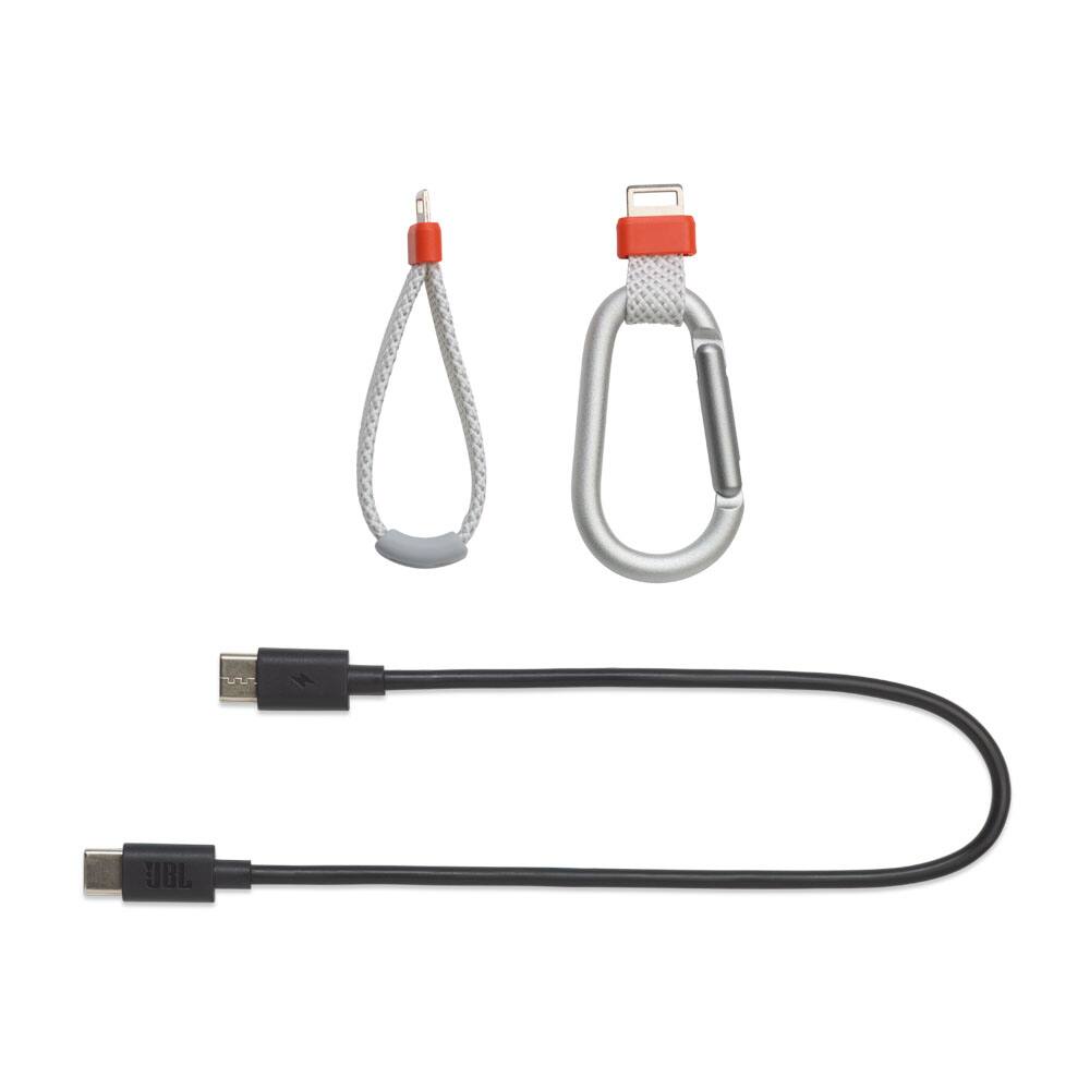 Alt View 9. JBL - JBL FLIP 7 Waterproof Portable Speaker Bundle with gSport Carbon Fiber Case - White.