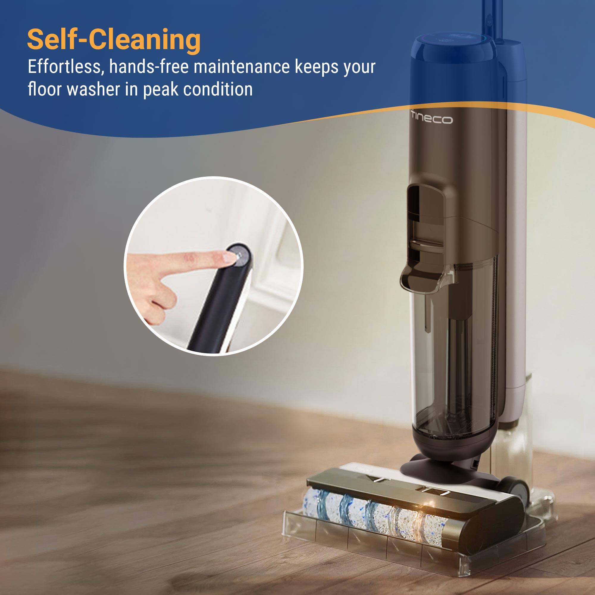 Self-Cleaning  
Effortless, hands-free maintenance keeps your floor washer in peak condition