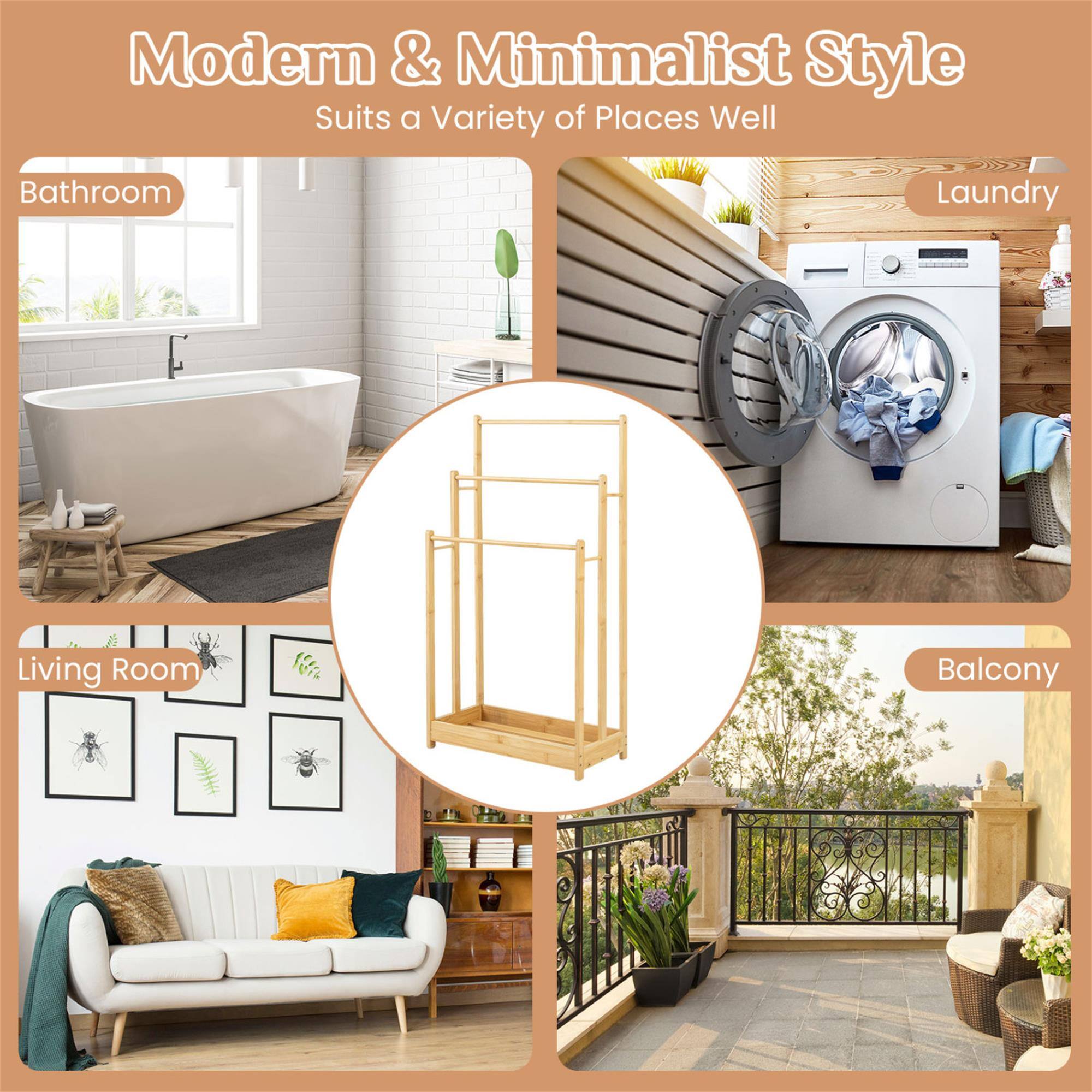 Modern & Minimalist Style  
Suits a Variety of Places Well  

Bathroom  
Laundry  
Living Room  
Balcony