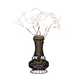 Manhattan Lane - Tree Table Lamp with Aluminum Wire and Multiple LED - White