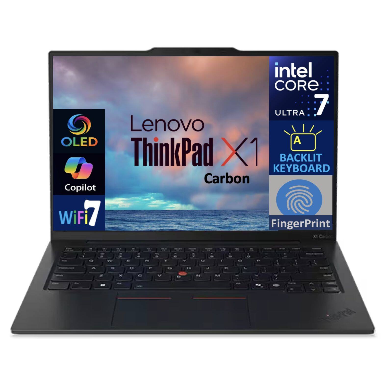 Lenovo ThinkPad X1 Carbon Gen 13 Laptop (Ultra 7 268V, 32GB, 1TB