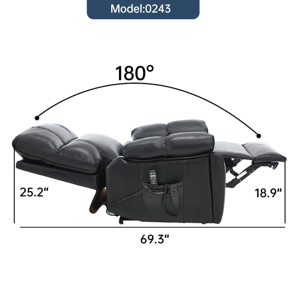 Model: 0243  
180°  
25.2"  
18.9"  
69.3"