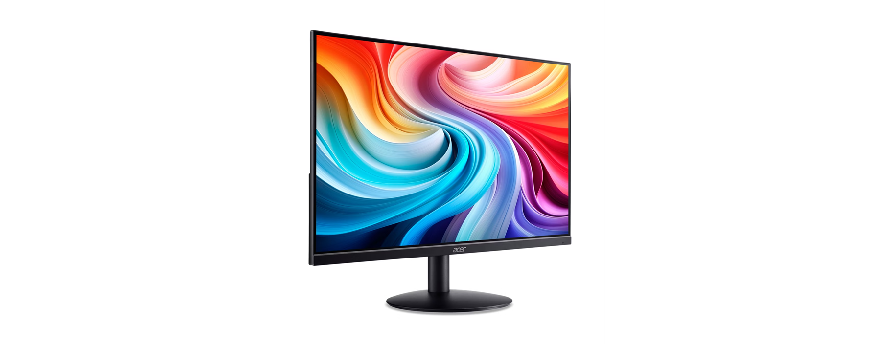Angle. Acer - SB242Y H1bi 23.8" Monitor 1920 x 1080 100Hz 250Nits 4ms 75x75mm VESA Mount 16:9 Aspect Ratio Thin Frame Design New.