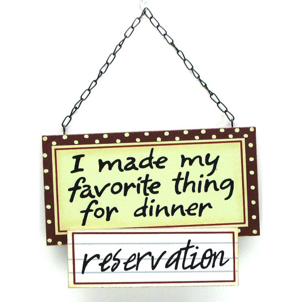 I made my favorite thing for dinner reservation