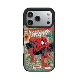 Keyscaper - Marvel Classic Cover Bump Phone Case - Apple iPhone 17 Pro - Spider-Man