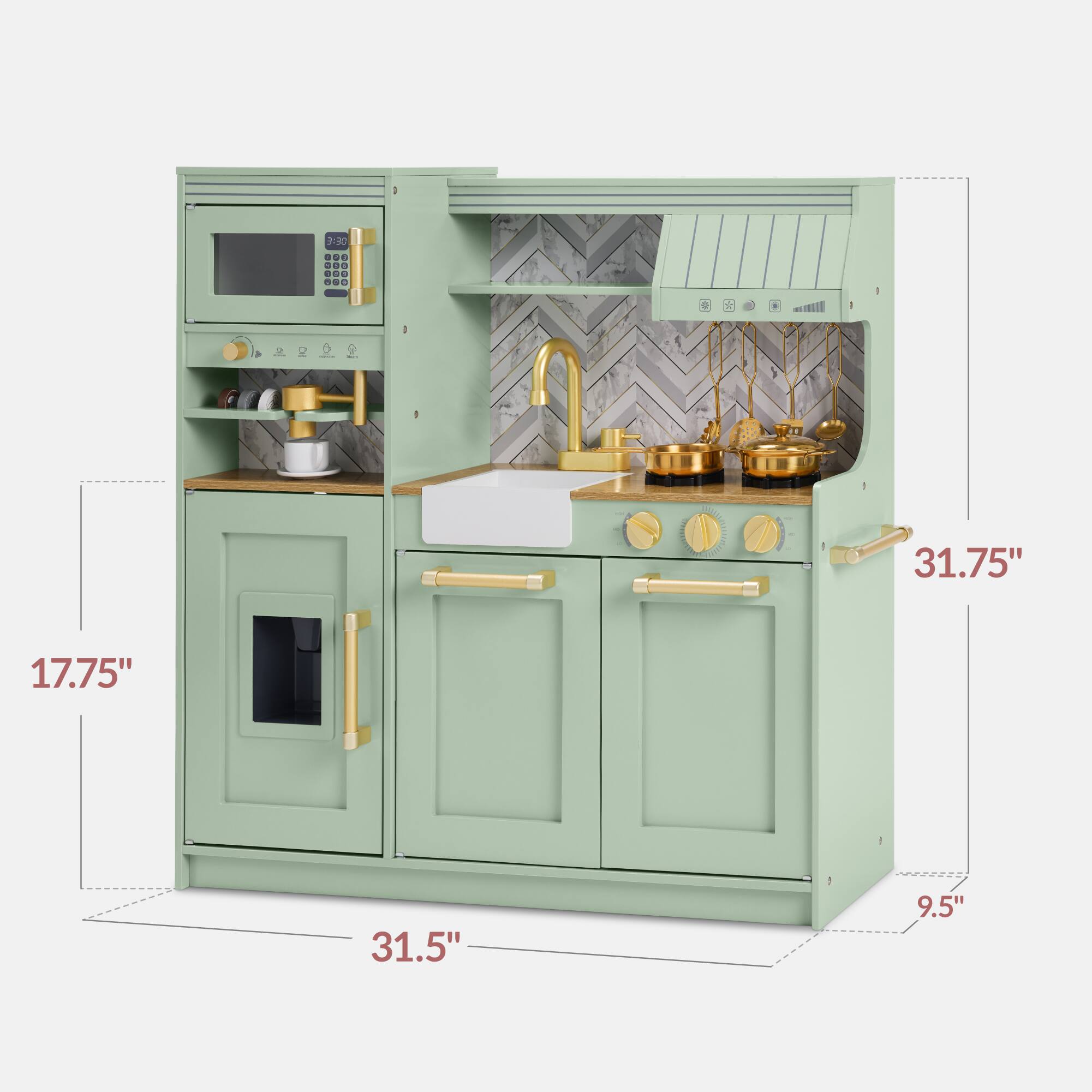 - OOD ... 000 OO 1 - 31.75" x 17.75" x 31.5" x 9.5"