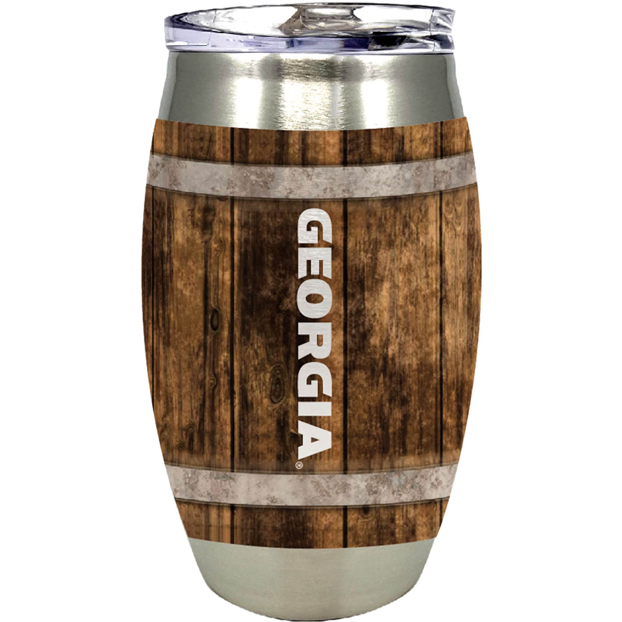 Alt View 1. Indigo Falls - Georgia Bulldogs 15oz. Barrel Tumbler - Multicolor.