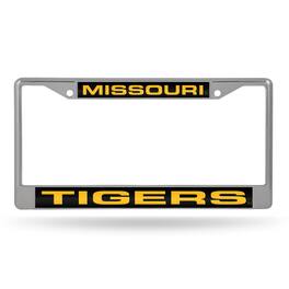 Rico Industries - Missouri MIZZOU Tigers Chrome Metal Laser Cut License Plate Frame - Multi