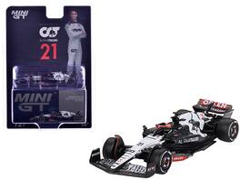 Mini GT - AlphaTauri AT04 #21 Nyck de Vries F1 Formula One "Australian GP" 2023 Limited Edition 1/64 Diecast Model Car - White With Black