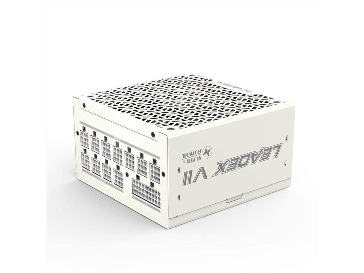Super Flower - Leadex VII XP 1000W 80+ Platinum, Full Modular, ATX 3.1, W/12V-2*6, FDB Fan - White