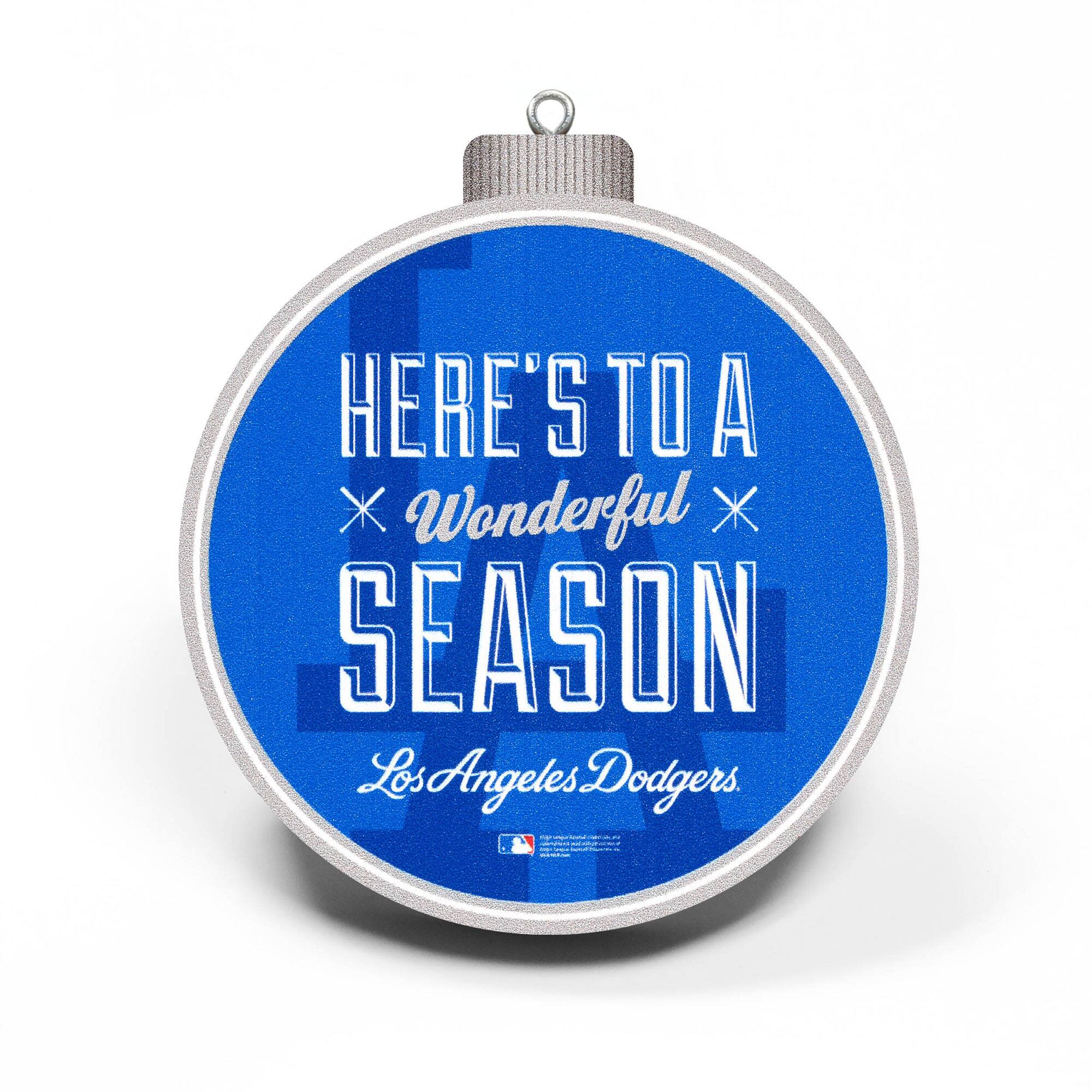 HERE'S TO A  
Wonderful  
SEASON  
Los Angeles Dodgers