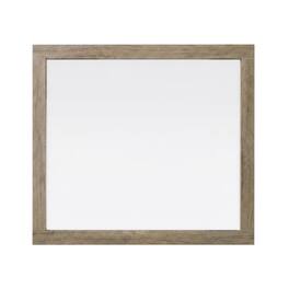 Elegant Kitchen and Bath - Noah Wooden Rectangle Mirror 30 x 36 - Natural Oak