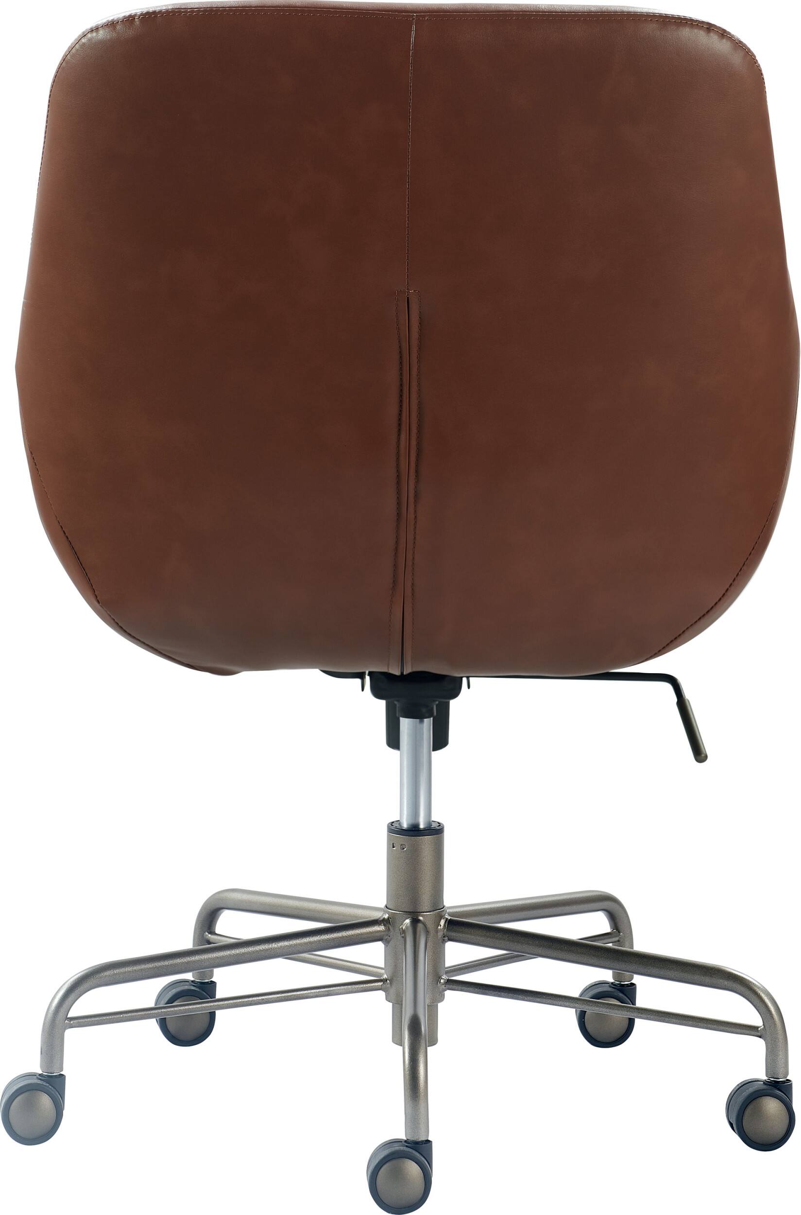 Alt View Zoom 17. Finch - Forester Modern Bonded Leather Office Chair - Cognac Brown.