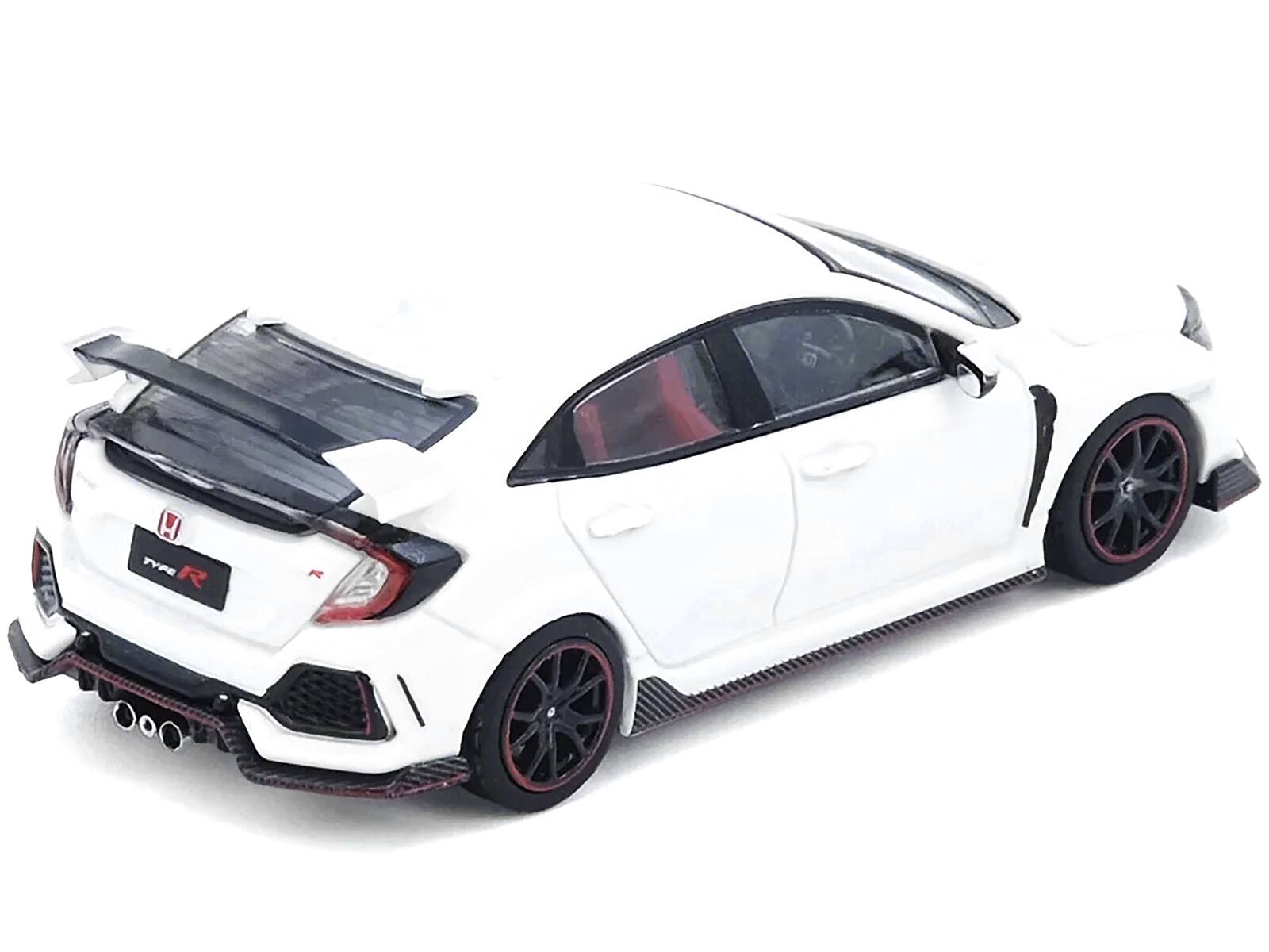 Angle. Inno Models - Honda Civic Type R (FK8) RHD (Right Hand Drive) White 1/64 Diecast Model Car by Inno Models - White.