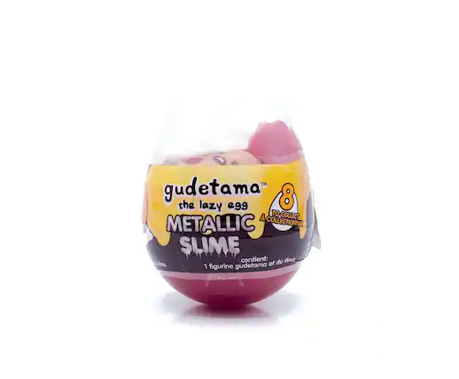 TM gudetama" 8 the lazy e9g TO COLLECT TO METALLIC COLLECTIONNER SLIME contient: du slime gudetama et 1 figurine