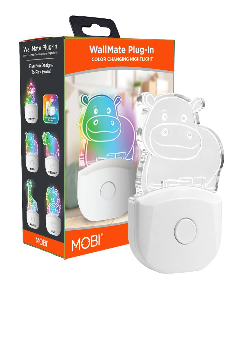 WallMate Plug-In Themad Color Changing Nightlights Safari Five Fun Designs To Pick From!

WallMate Plug-In COLOR CHANGING NIGHTLIGHT

MONKEY
Simple Plug-In Design

HIPPO
ELEPHANT
GIRAFFE
LION

MOBI