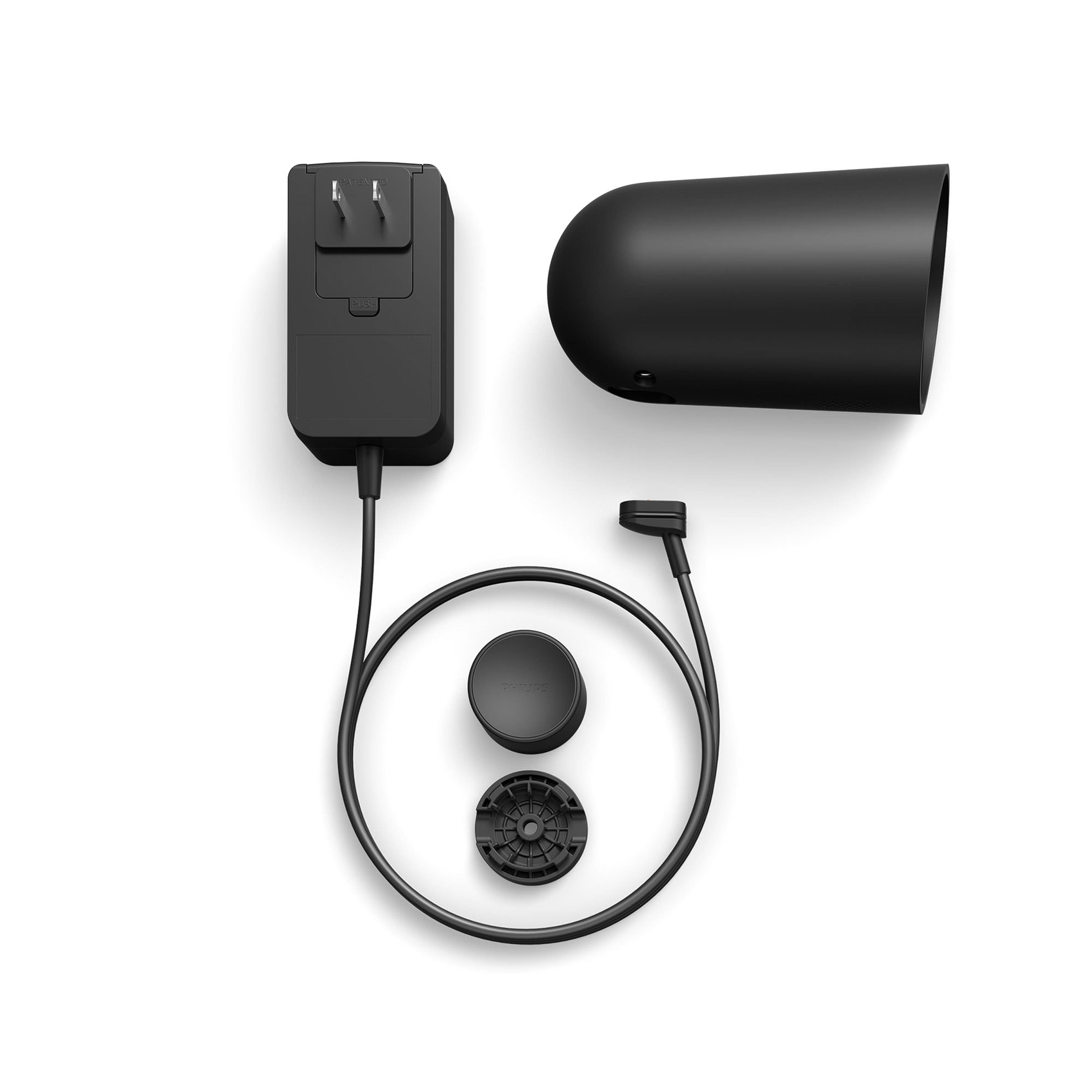 Alt View 16. Philips - Hue Battery Wireless Security Camera - Black.