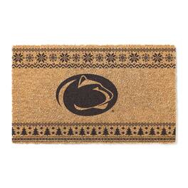 Jardine - Penn State Nittany Lions 18" x 30" Holiday Coir Doormat - Brown