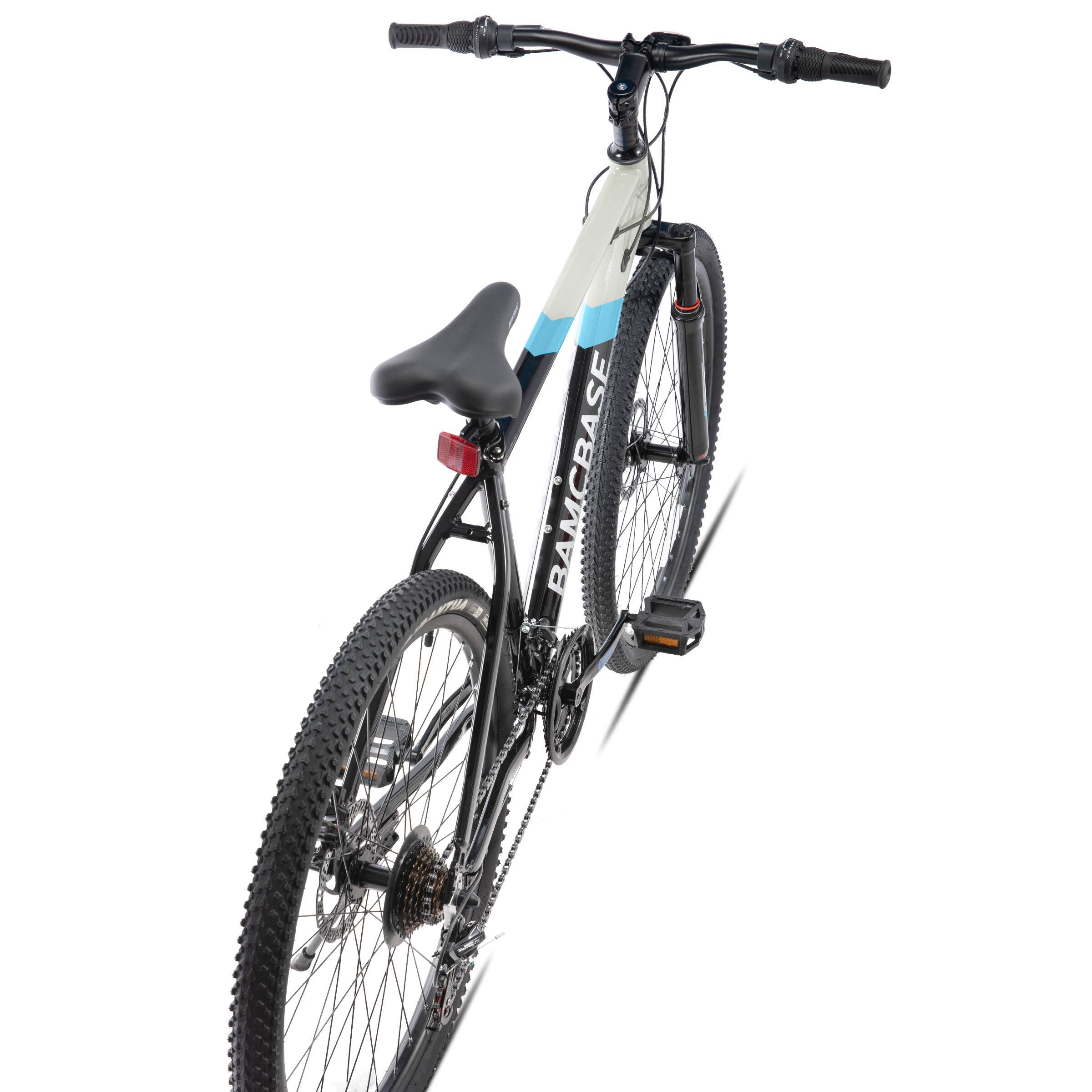 Alt View 4. JOYSTAR - BAMCBASE Rockford 26 Inch Mountain Bike, 21-Speed Adult Bicycle for Men and Women, MTB with Dual Disc Brakes, Gray - Gray.