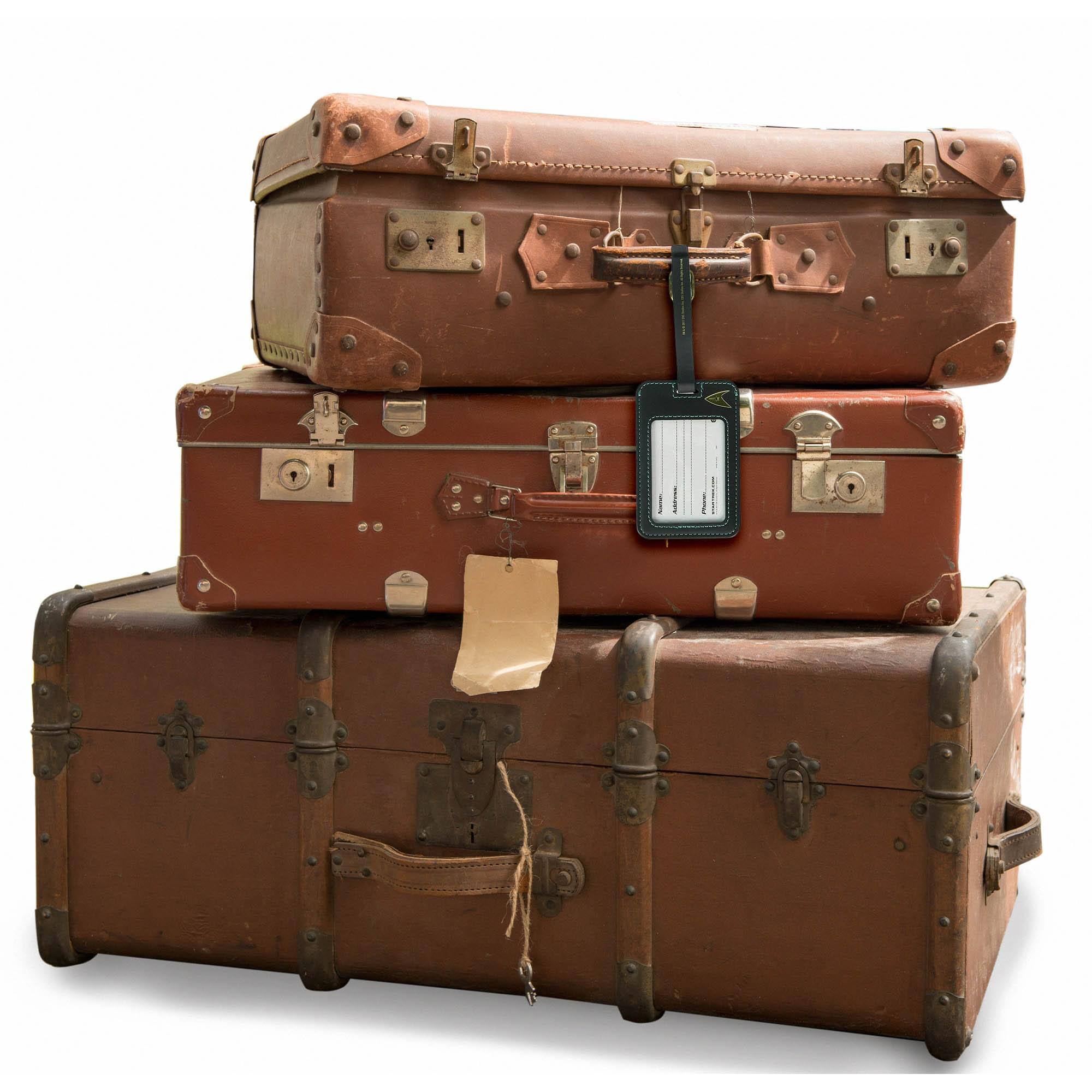 Alt View 10. Crowded Coop - Star Trek Dr. McCoy Graphic Luggage Tag - Black.