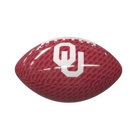 Logo Brands - Oklahoma Sooners Rubber Glossy Mini Football - Multicolor