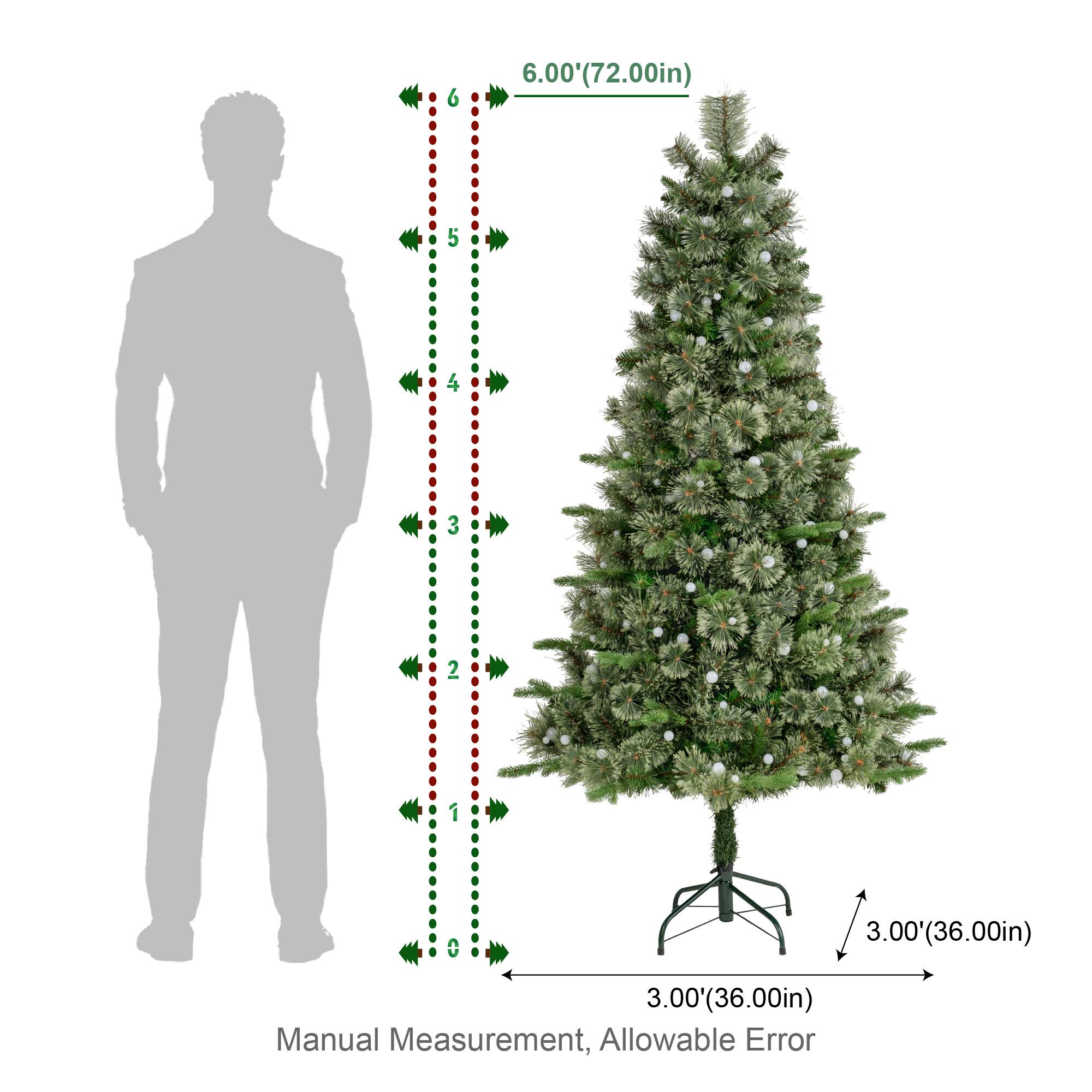 6.00'(72.00in)  
5  
4  
3  
2  
3.00'(36.00in)  
3.00'(36.00in) Manual Measurement, Allowable Error