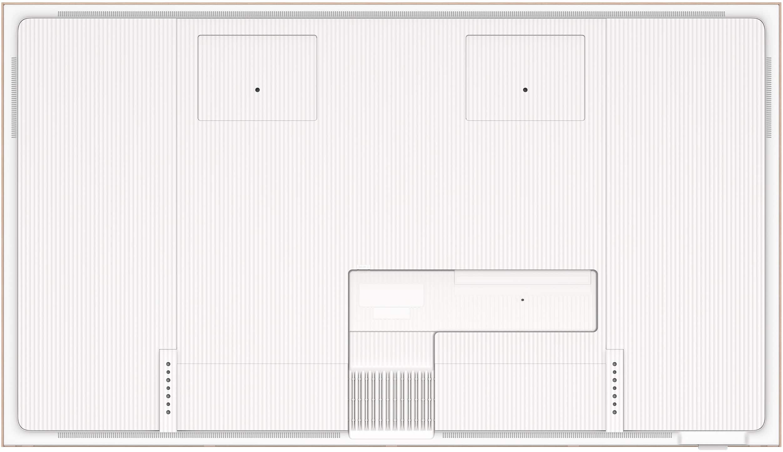 Alt View 19. TCL - 65" Class A300W NXTVISION Series 4K QLED Lifestyle TV with Ultra Matte Screen and Flush Wall Mount (2024) - White.