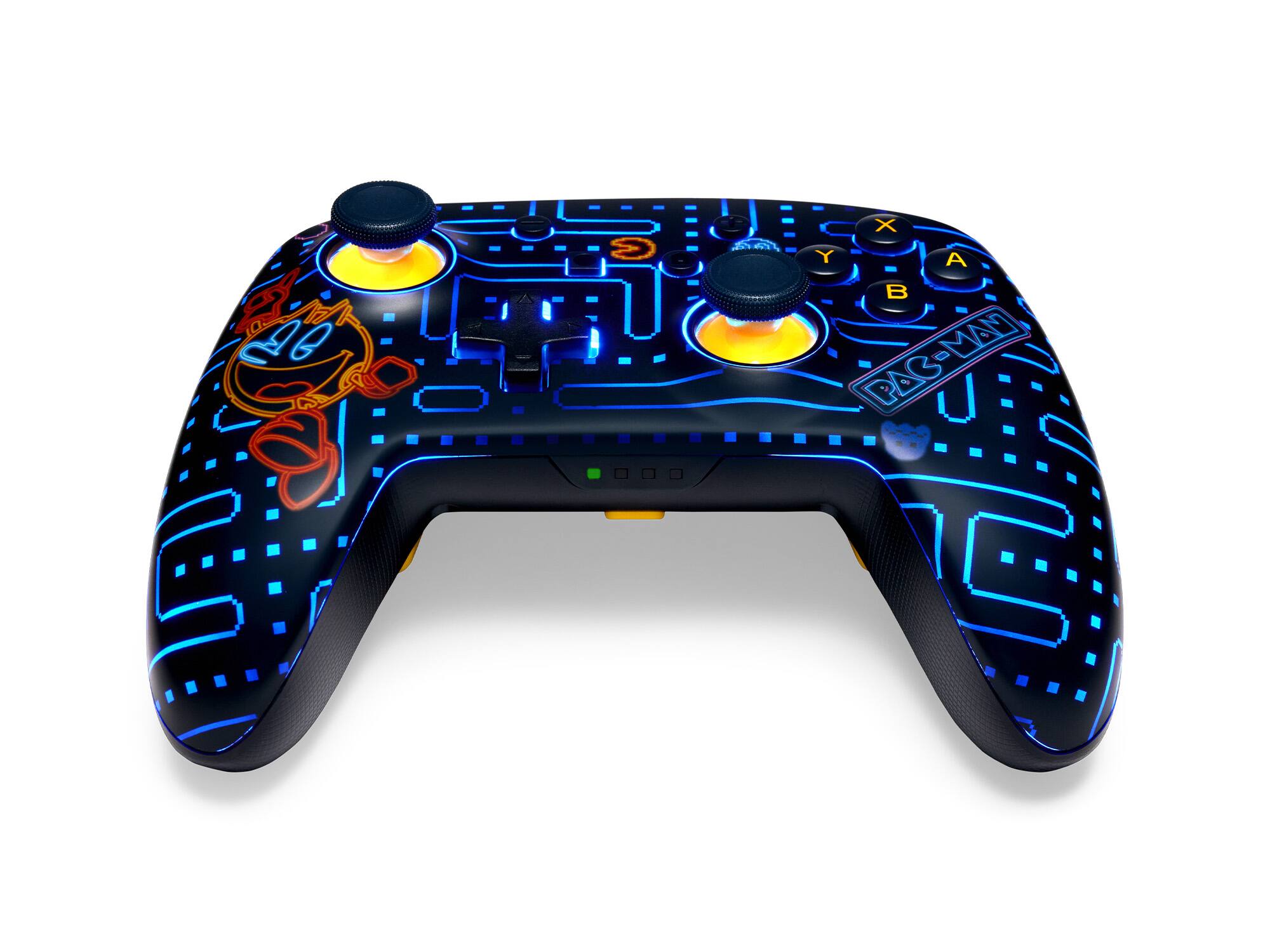 Alt View 16. PowerA - PowerA Enhanced Wireless Controller for Nintendo Switch with Lumectra – PAC-MAN Neon Arcade - PAC-MAN™ Neon Arcade.
