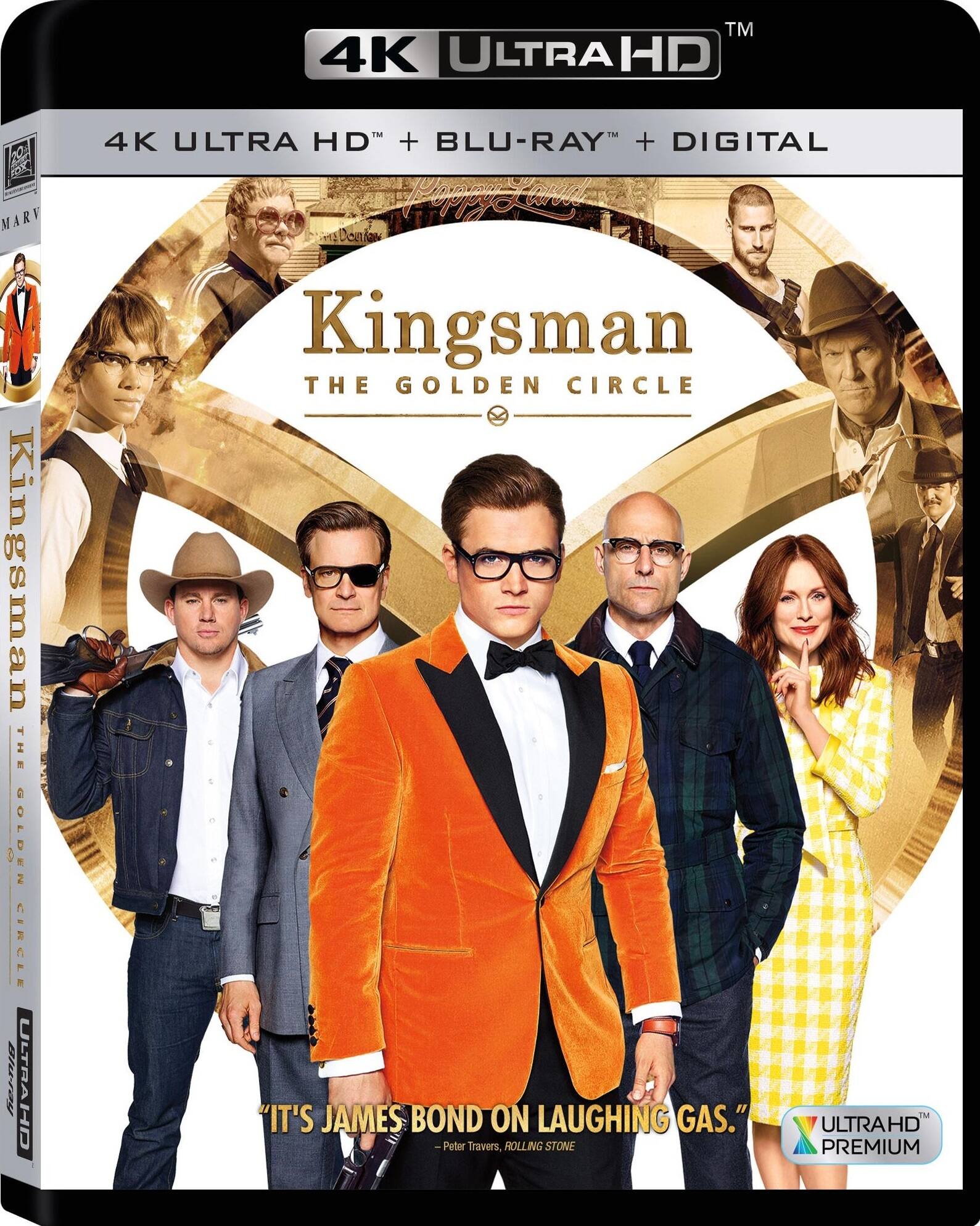 Front. Kingsman: The Golden Circle (4K / Blu-ray + Digital).