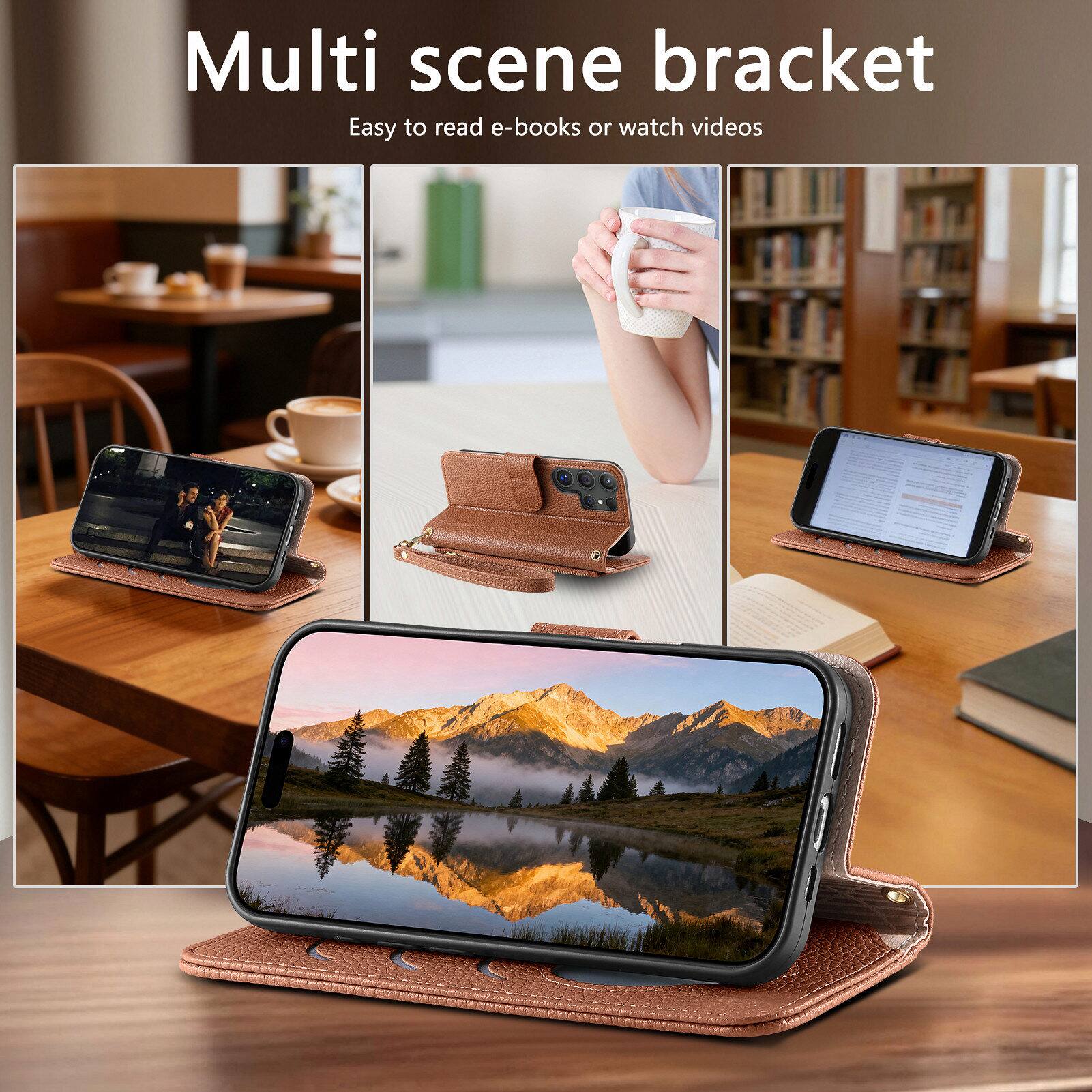 Multi scene bracket  
Easy to read e-books or watch videos