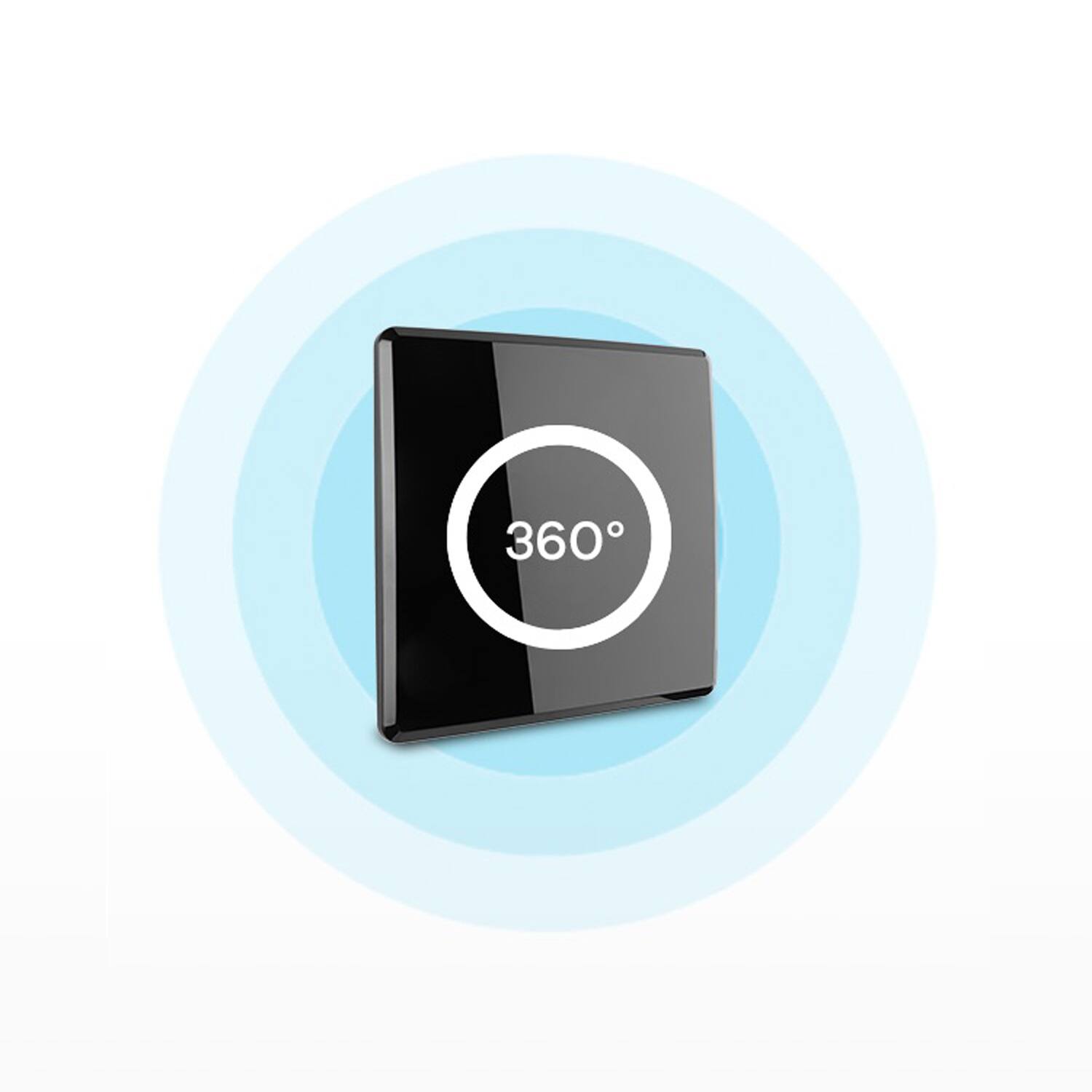 Left. One for All - Amplified indoor digital antenna - Black.