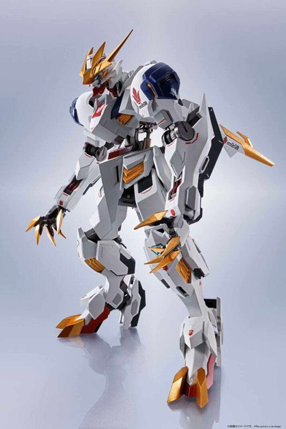 Alt View 3. PopMarket - Tamashii Nations - Gundam - Metal Robot Spirits - Side MS Gundam Barbatos Lups Rex Action Figure   - COLLECTIBLES - Multicolor.