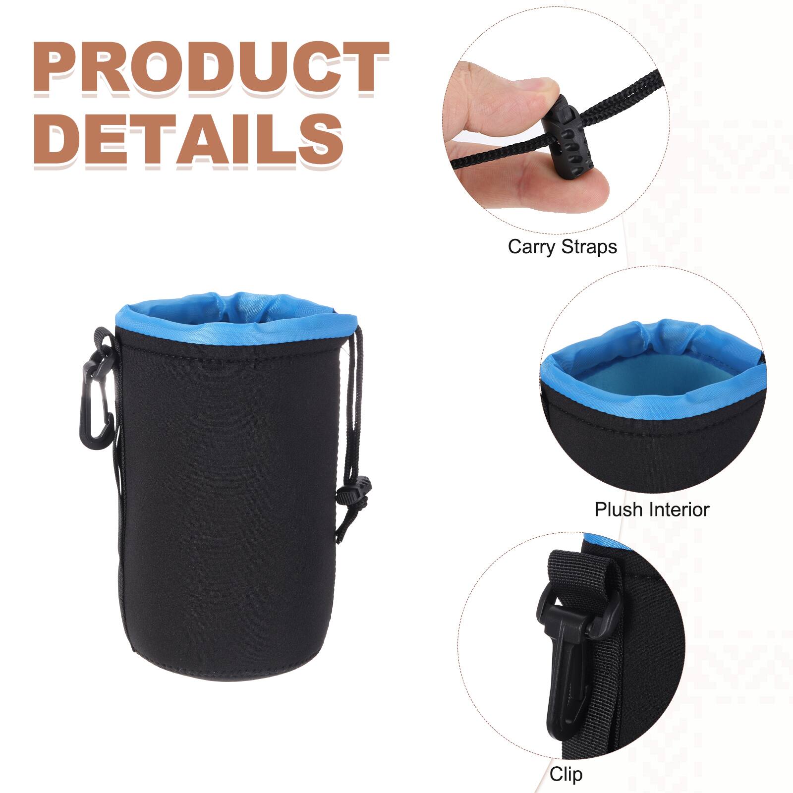 PRODUCT DETAILS

- Carry Straps
- Plush Interior
- Clip