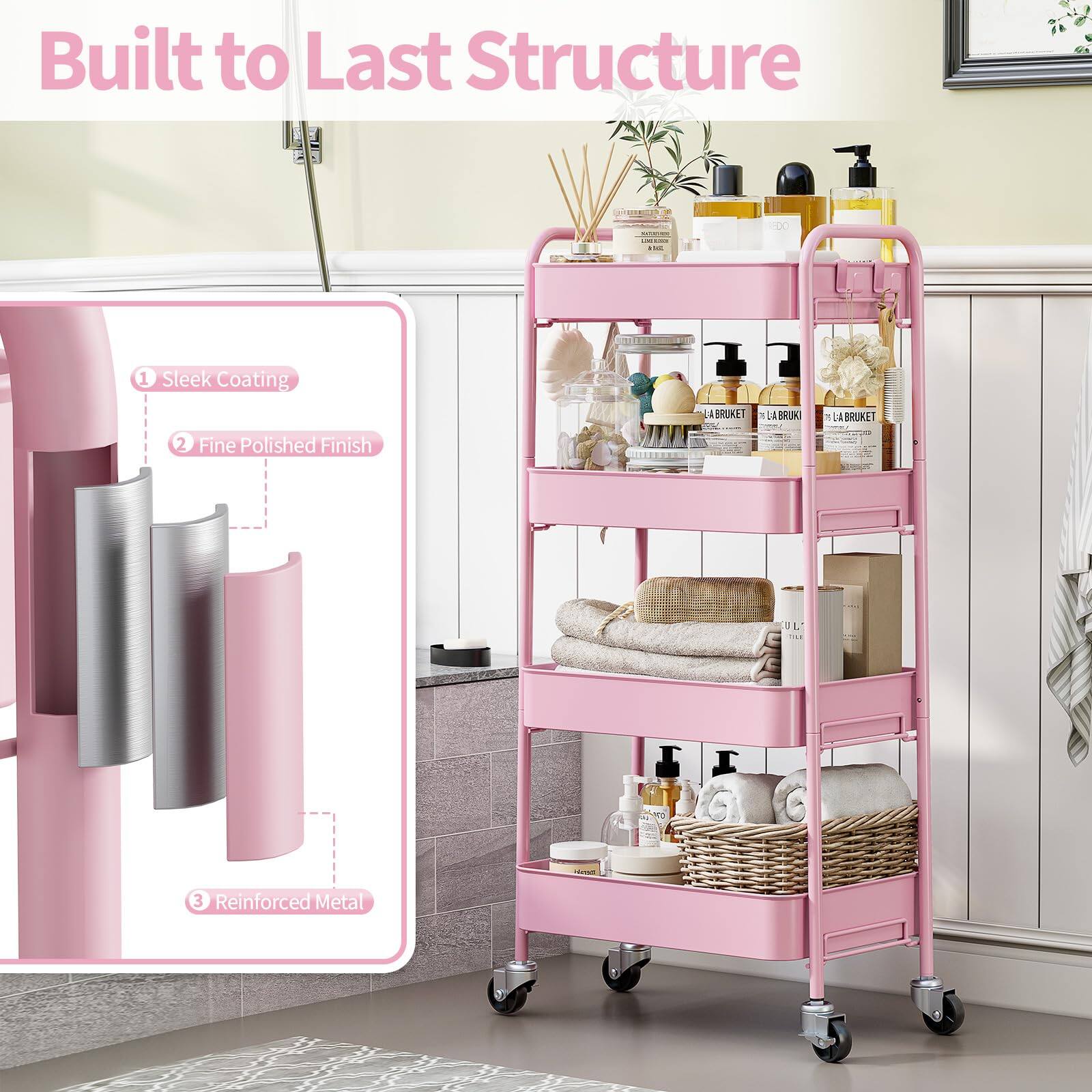 Built to Last Structure

1. Sleek Coating
2. Fine Polished Finish
3. Reinforced Metal