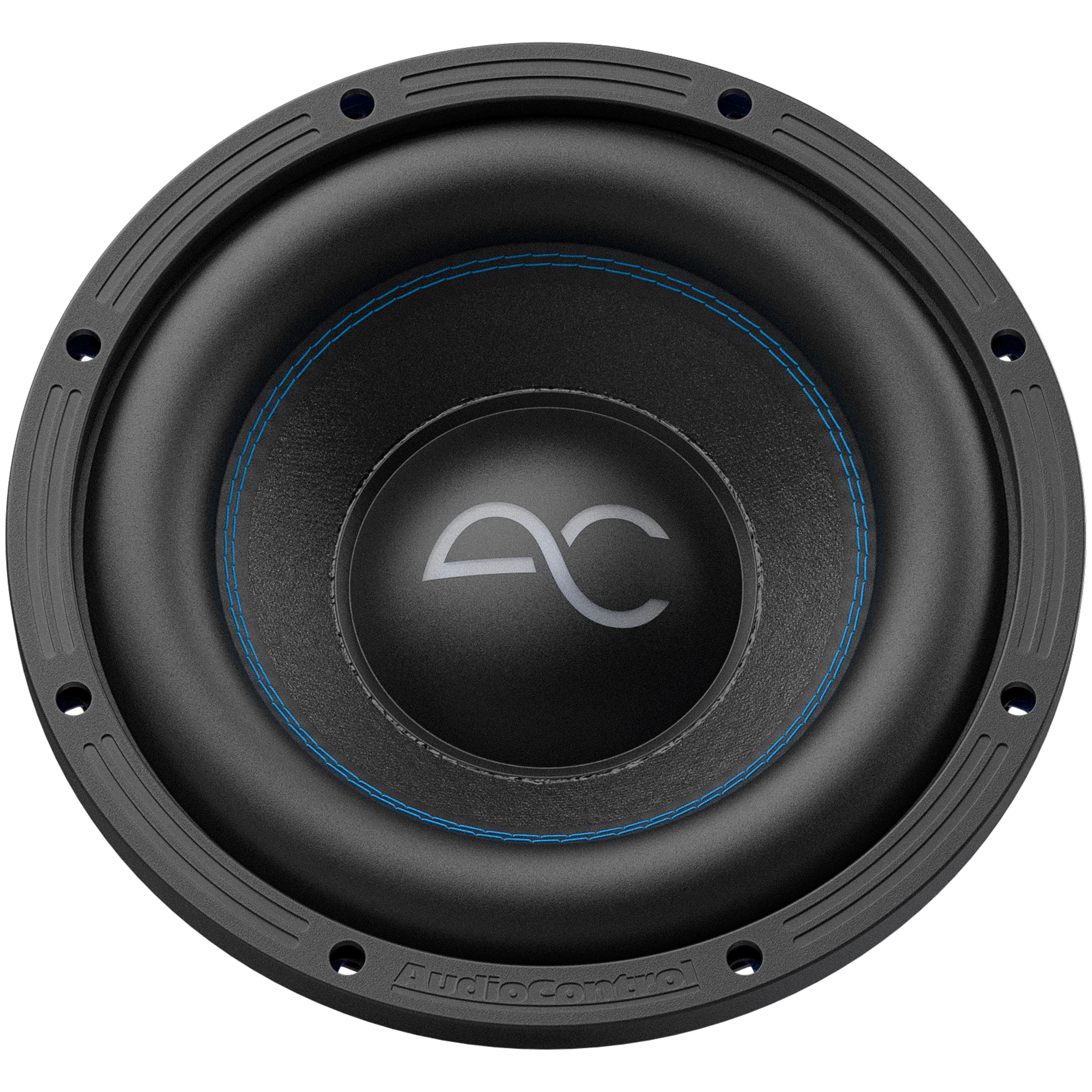 Front. AudioControl - Spike Series 10” Single-Voice-Coil 2-Ohm High-Performance Subwoofer - Black/Blue.
